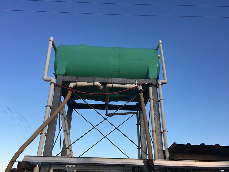 Spray tank repair