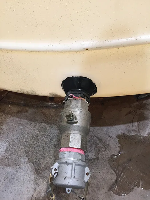 Our poly tank repair