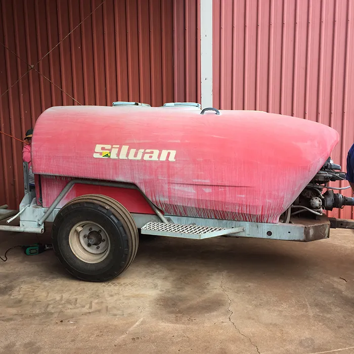 Sprayer tank repairs