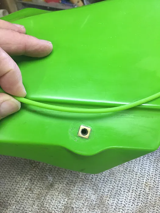 Plastic welding colour matching