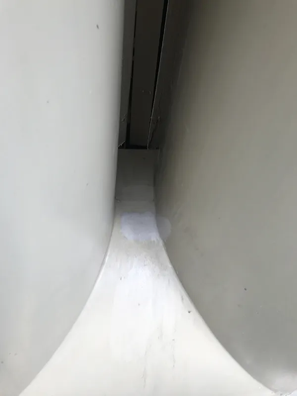 Slimline poly tank repair